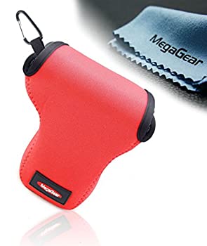 【中古】【輸入品・未使用】MegaGear ''Ultra Light'' Neoprene Camera Case Bag for Canon EOS M with 18-55mm Lens (Red) [並行輸入品]