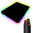 【中古】【輸入品 未使用】RGB Gaming Mouse Pad with 11 RGB Light up ModesLED Gaming PadNon-Slip Rubber Based Computer Mice mat Medium Size(13.7” x 10.3”) 並行