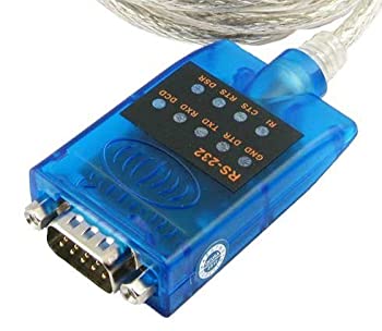 yÁzyAiEgpzGearMo USB RS-232 Serial Adapter with LED Indicators Windows 8 7 Vista XP 2000 Support [sAi]