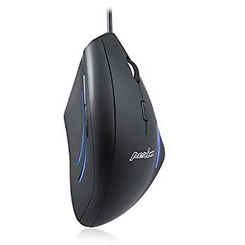 【中古】【輸入品・未使用】Perixx PERIMICE-508 Wired Vertical Ergonomic Mouse - 1000/1600 dpi Right Handed Design (10844) [並行輸入品]