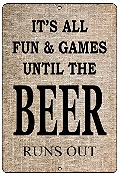 【中古】【輸入品・未使用】Rogue River Tactical Funny Sarcastic Metal Tin Sign Wall Decor Man Cave Bar Beer Drinking Drunk (Bee..