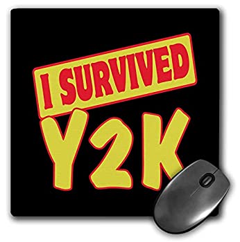 楽天アトリエ絵利奈【中古】【輸入品・未使用】3dRose Mouse Pad I Survived Y2k Survial Pride and Humor Design - 8 by 8-inches （mp_118483_1） [並行輸入品]