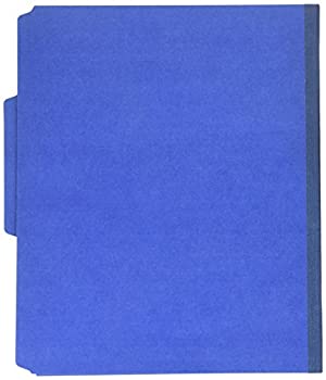 yÁzyAiEgpzPressboard Classification Folders 2 Pocket Dividers Letter Dark Blue 10/Box (sAi)