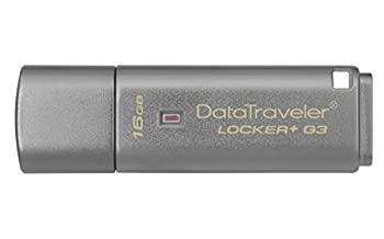 šۡ͢ʡ̤ѡKingston Digital 16GB Data Traveler Locker + G3 USB 3.0 with Personal Data Security and Automatic Cloud Backup (DTLPG3/16GB) [¹͢