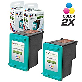 LD ? Remanufactured Replacement Ink Cartridges for Hewlett Packard C9361WN (HP 93) Tri-Color (2 Pack) 