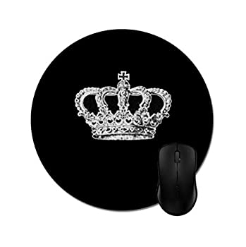 【中古】【輸入品・未使用】Mouse Pads Royal Crown Dark Non-Slip Rubber Gaming Mouse Mat Desk Accessories & Workspace Organizers [並行輸入品]