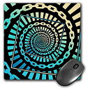 【中古】【輸入品・未使用】3dRose Mouse Pad Graphic Design of Disc Golf Chains Rotate into Infinity Using Droste Effect - 8 by 8-Inches (mp_292654_1) [並行輸入品]