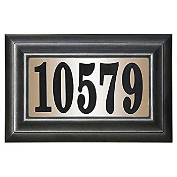 yÁzyAiEgpzQualarcLTP-1304Edgewood Classic Lighted Address Plaque-REC LIGHT ADDRESS PLAQUE (sAi)