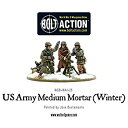 yÁzyAiEgpzWarlord Games - US Army Medium Mortar (Winter) - 28mm Bolt Action Wargaming Miniatures [sAi]