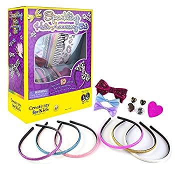 【中古】【輸入品・未使用】Creativity for Kids Sparkling Hair Accessory Set - Make Fashionable Hair Accessories - Teaches Beneficial Skills - For Ages 7 and Up [