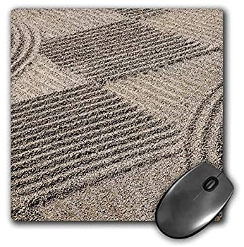 【中古】【輸入品・未使用】3dRose Oregon Portland. Zen Patterns in Sand Mouse Pad 8' by 8' (mp_231464_1) [並行輸入品]