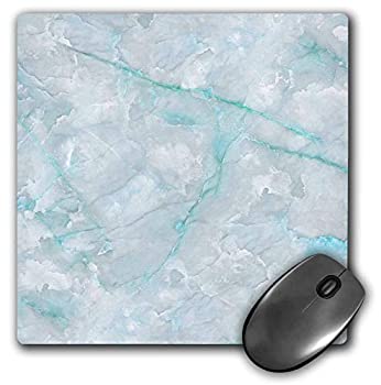 【中古】【輸入品・未使用】3dRose Mouse Pad Image of Trendy Luxury Aqua Teal Quartz and Gray Gemstone Agate Geode - 8 by 8-Inches (mp_275124_1) [並行輸入品]