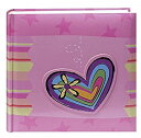 yÁzyAiEgpzPioneer Photo Albums 200-Pocket 3-D Striped Heart Applique Cover Photo Album 4 by 6-Inch [sAi]