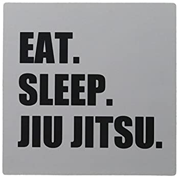 【中古】【輸入品・未使用】3dRose LLC 8 x 8 x 0.25 Inches Mouse Pad Eat Sleep Jiu Jitsu - Japanese Martial Art - Ju Jutsu Jujutsu Jujitsu - (mp_180413_1) [並行輸