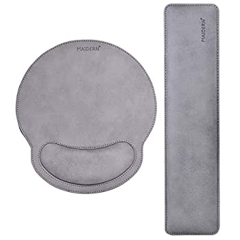 【中古】【輸入品 未使用】Memory Foam Set Keyboard Wrist Rest Pad and Mouse Pad with Wrist Cushion Support for Office Computer Laptop Mac - Comfortable Lightweig