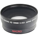 【中古】【輸入品・未使用】58MM Wide Angle 0.45x Converter Lens w/ Macro Close-Up Attachment for Canon EOS Rebel T6s T6i SL1 T5 T5i T4i T3 T3i T1i T2i XSI XS XTI