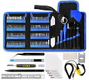 【中古】【輸入品 未使用】Kaisi 136 in 1 Electronics Repair Tool Kit Professional Precision Screwdriver Set Magnetic Drive Kit with Portable Bag 並行輸入品