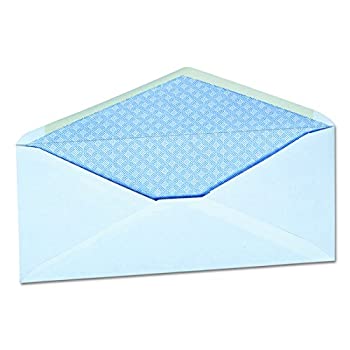 【中古】【輸入品・未使用】Security Tinted Business Envelope V-Flap 10 White 500/Box (並行輸入品)