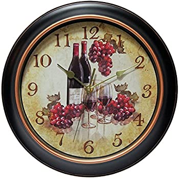 【中古】【輸入品 未使用】Infinity Instruments Valencia Round Clock 12 039 並行輸入品