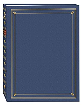 šۡ͢ʡ̤ѡPioneer Photo Albums 3-Ring Bound Bay Blue Leatherette Cover with Gold Accents Photo Album for 4 by 7-Inch 5 by 7-Inch and 8 by 10-Inch