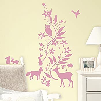 yÁzyAiEgpzRoomMates RMK3179GM Forest Friends Peel and Stick Giant Wall Decals [sAi]