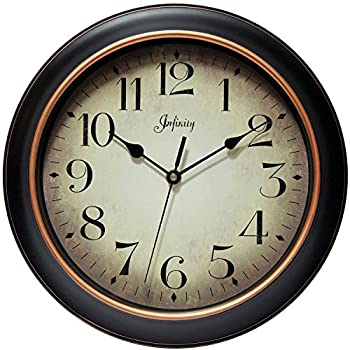 yÁzyAiEgpzInfinity Instruments Hanover Round Clock 12' [sAi]