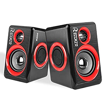 šۡ͢ʡ̤ѡComputer Speakers 2.0 CH PC Speakers with Surround Sound USB Wired Laptop Speakers with Deep Bass for Desktop Computer/PC/Laptops/Smart