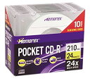 Memorex 210MB/24-Minute 24x 3" Pocket CD-R Media (10-Pack) by Memorex 
