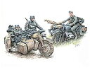 【中古】【輸入品 未使用】Master Box German Motorcycle Troops on the Move (4) Figure Model Building Kits (1:35 Scale) 並行輸入品