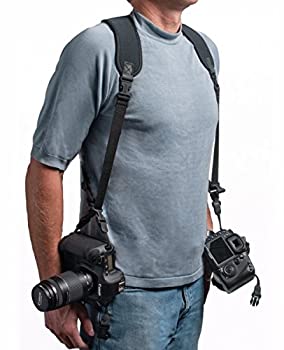 楽天アトリエ絵利奈【中古】【輸入品・未使用】OP/TECH USA 6501082 Double Sling Neoprene Harness Carries 2 Cameras in Sling Style （Black） [並行輸入品]