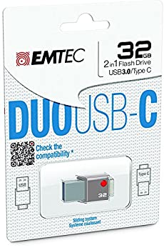 yÁzyAiEgpzEmtec 32GB Type C Duo USB (ECMMD32GT403) [sAi]