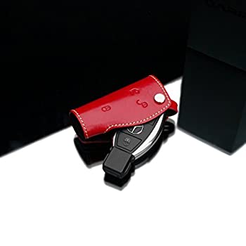 šۡ͢ʡ̤ѡGariz XA-BZR Genuine Leather Pouch Key Chain Case for Mercedes Benz Key Red [¹͢]