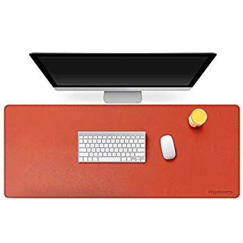 【中古】【輸入品 未使用】Mydours Extended PU Leather Desk Pad 45.2x19.7inch Large Gaming Mouse Pad Waterproof Office Desk Writing Mat Long Keyboard Mouse Mat (1