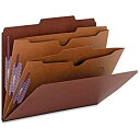 【中古】【輸入品・未使用】Pressboard Folders with Two Pocket Dividers Letter Six-Section Red ...