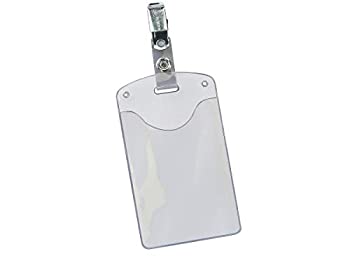 yÁzyAiEgpzAvery Flexible Badge Holder - Vertical - 50 / Box - Clear [sAi]