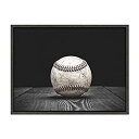 【中古】【輸入品・未使用】DesignOvation Sylvie Vintage Baseball Framed Canvas by Shawn St. Pe...