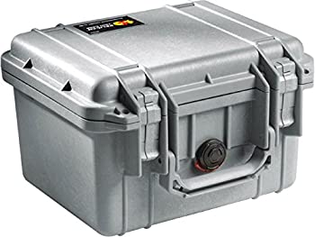 yÁzyAiEgpzPelican 1300 Case with Foam for Camera - Silver [sAi]