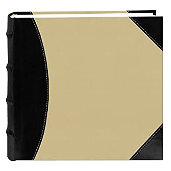 yÁzyAiEgpzPioneer High Capacity Sewn Fabric and Leatherette Cover Photo Album Black on Beige [sAi]