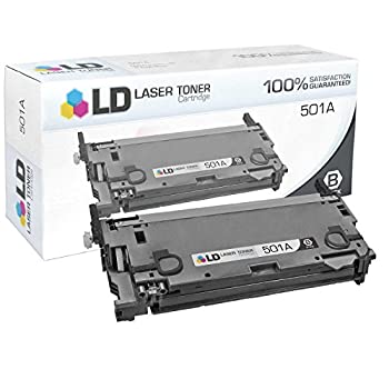 LD ? Remanufactured Replacement for HP 501A / Q6470A Black Toner Cartridge for Color LaserJet 3600 series 3800 series and CP3505 series