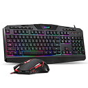 yÁzyAiEgpzRedragon S101 Vajra USB Gaming Keyboard with Centrophorus USB Gaming Mouse [sAi]