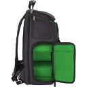 楽天アトリエ絵利奈【中古】【輸入品・未使用】USA GEAR S17 DSLR Camera Backpack （Black/Green Interior） [並行輸入品]