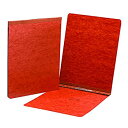 【中古】【輸入品・未使用】End Opening PressGuard Report Cover Prong Fastener Letter Red (並行輸入...