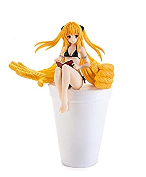 【中古】【輸入品 未使用】Furyu 3.9 To Love Ru Darkness: Golden Darkness Noodle Stopper Figure (Black Version) 並行輸入品