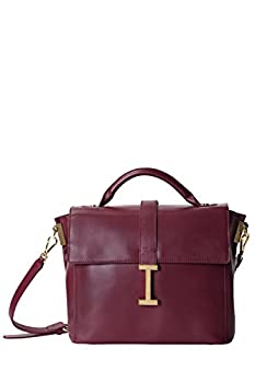 【中古】【輸入品・未使用】Isaac Mizrahi LIZ Genuine Leather Camera Satchel Handbag in Genuine Leather for DSLR Cameras Lenses Accessories and Other Tech Items [