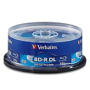 【中古】【輸入品・未使用】Verbatim BD-R DL 50GB 6X with Branded Surface 25 - Disc Spindle 983...