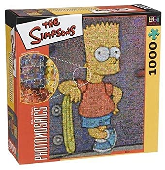 šۡ͢ʡ̤ѡPhotomosaic Puzzle featuring Bart Simpson of The Simpsons with Skateboard [¹͢]