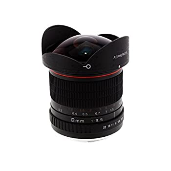 【中古】【輸入品・未使用】Albinar 8mm f/3.5 HD Aspherical Fisheye Lens for Canon EOS 7D 7D Mark II 50D 60D 60Da 70D 100D 500D 550D 600D 700D 750D 760D 1000D 1100