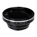 【中古】【輸入品・未使用】Fotodiox Pro Lens Mount Adapter for Bronica GS (GS-1) PG lens to Pentax K-Mount (PK) DSLR Cameras [並行輸入品]