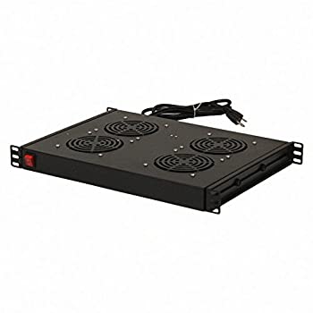 【中古】【輸入品・未使用】NavePoint Rack Cabinet Mounted Server Four Fan Unit Cooling System with 4 Fans 110V Blk 1U [並行輸入品]