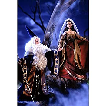 yÁzyAiEgpzBarbie Magic & Mystery Collection; Merlin and Morgan le Fay Doll Set by Mattel [sAi]